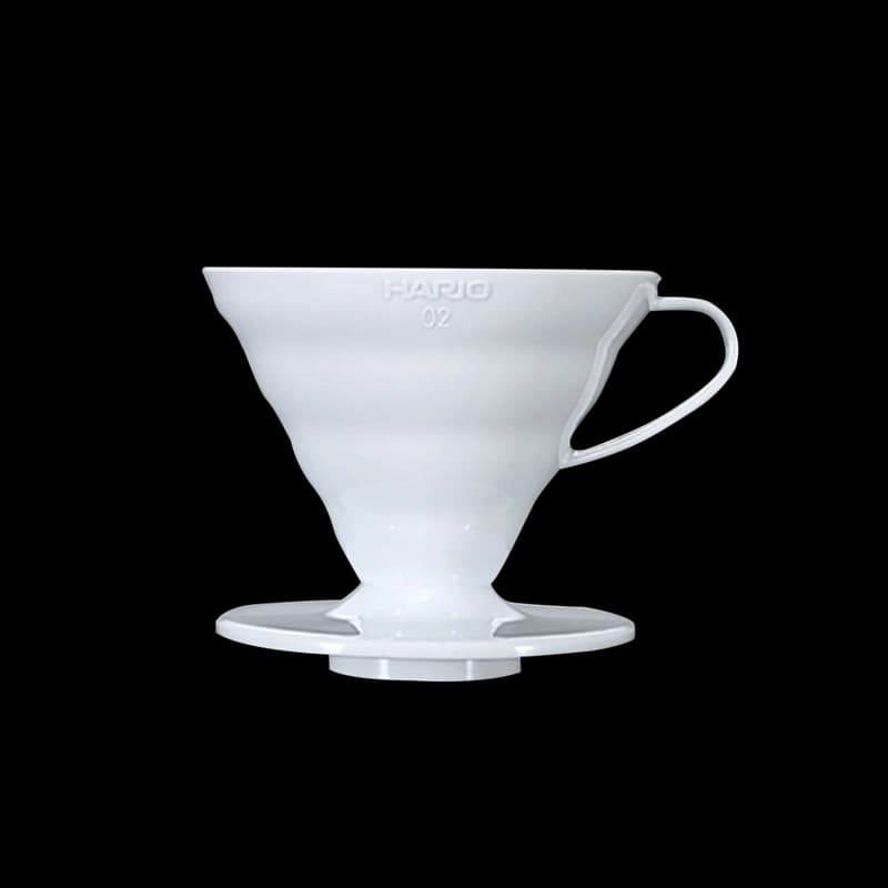 Пуровер Hario V60-02 пластик білий