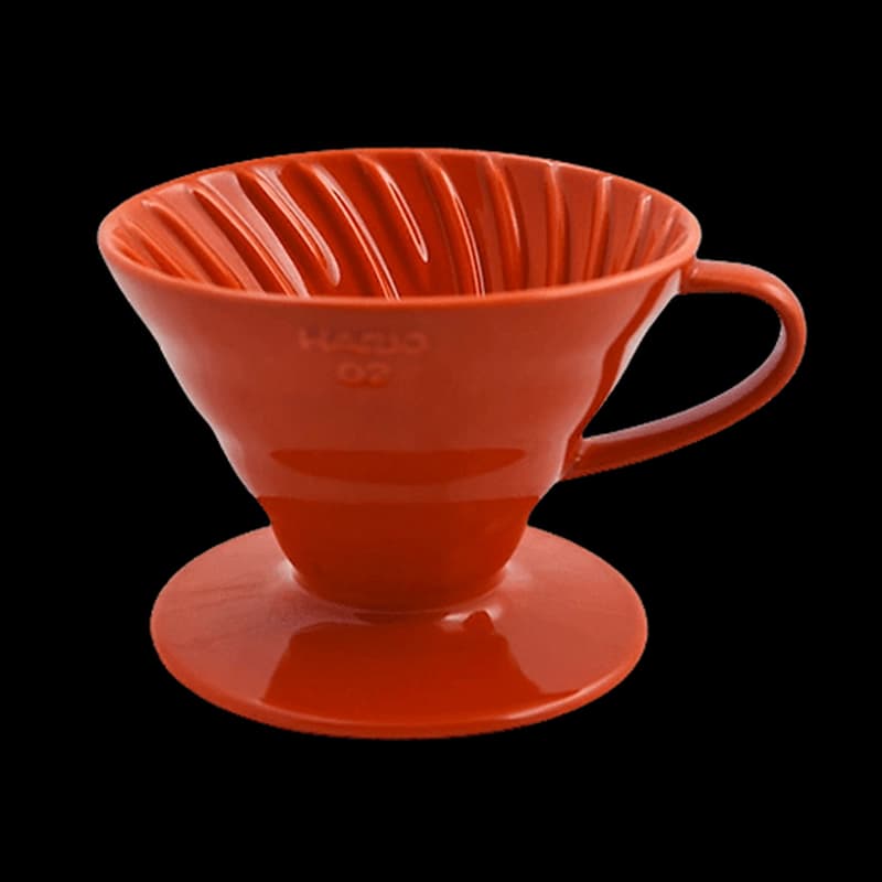 Пуровер Hario V60-02 керамічний червоний